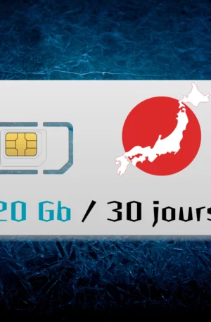 carte sim japon 20gb