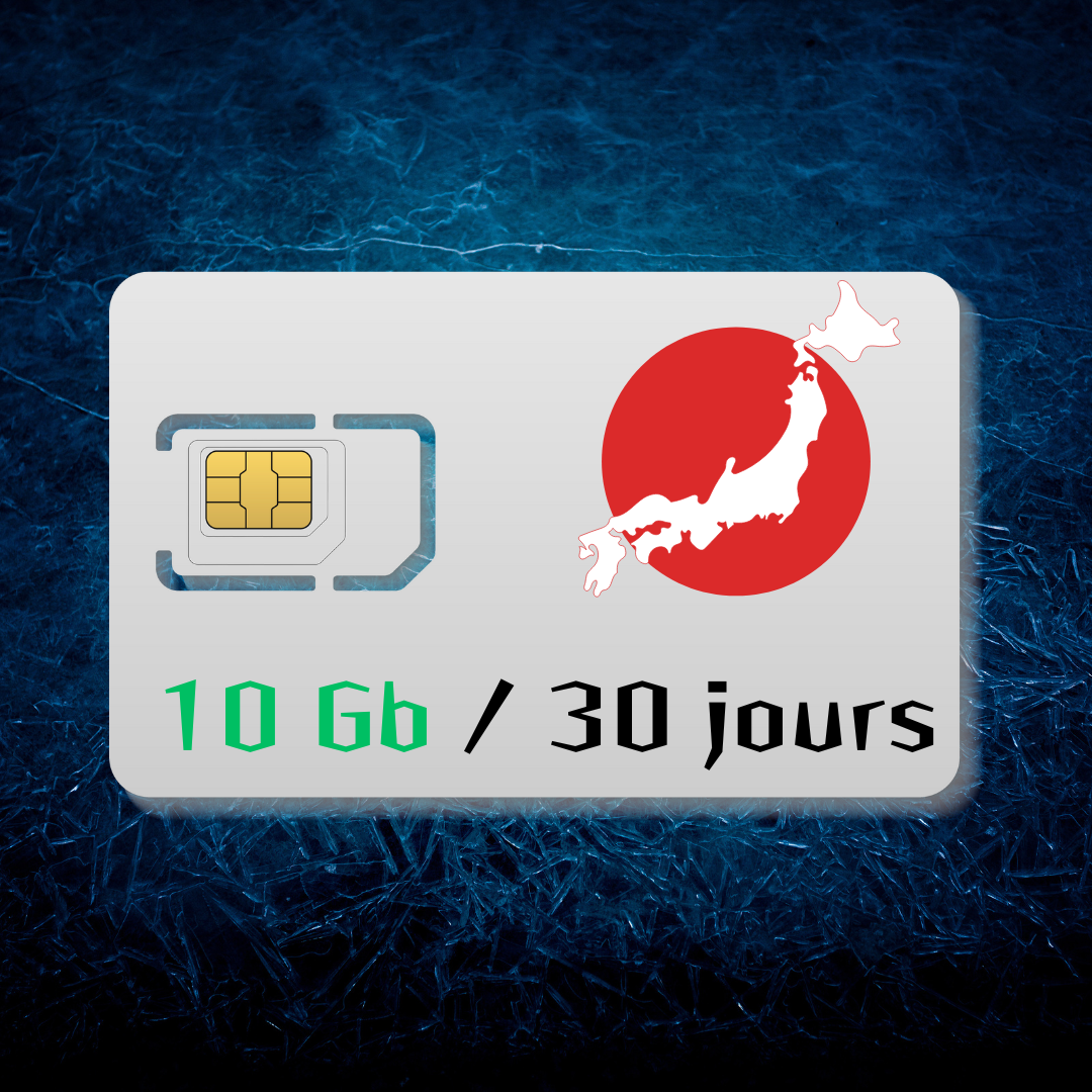 carte sim japon 10 gb