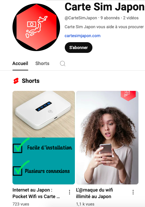 youtube carte sim japon